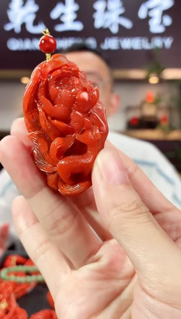 颈饰未镶嵌南红玛瑙932