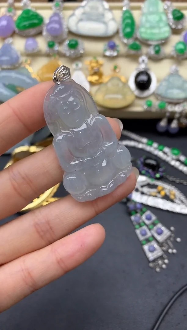 【闪购商品】翡翠颈饰18K金镶嵌290-中国好珍宝