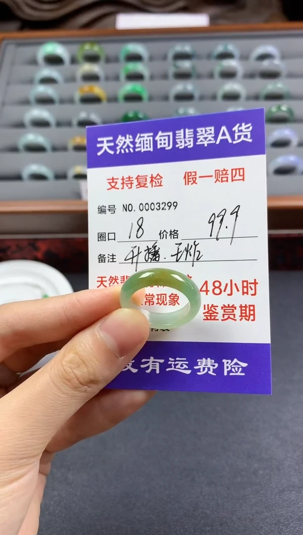 颈饰未镶嵌翡翠圈口18
