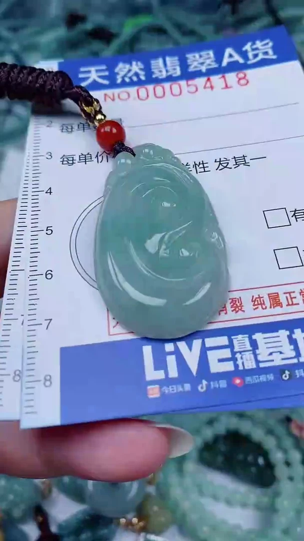 翡翠未镶嵌颈饰00005418