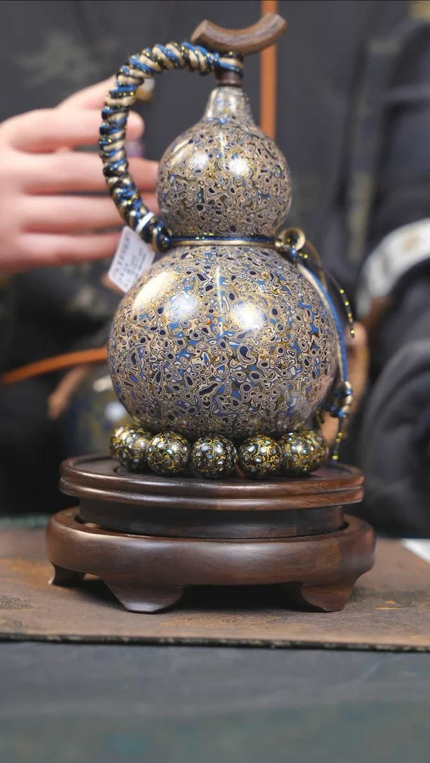 【闪购商品】YH215漆艺酒葫芦不包手串及旋转底座