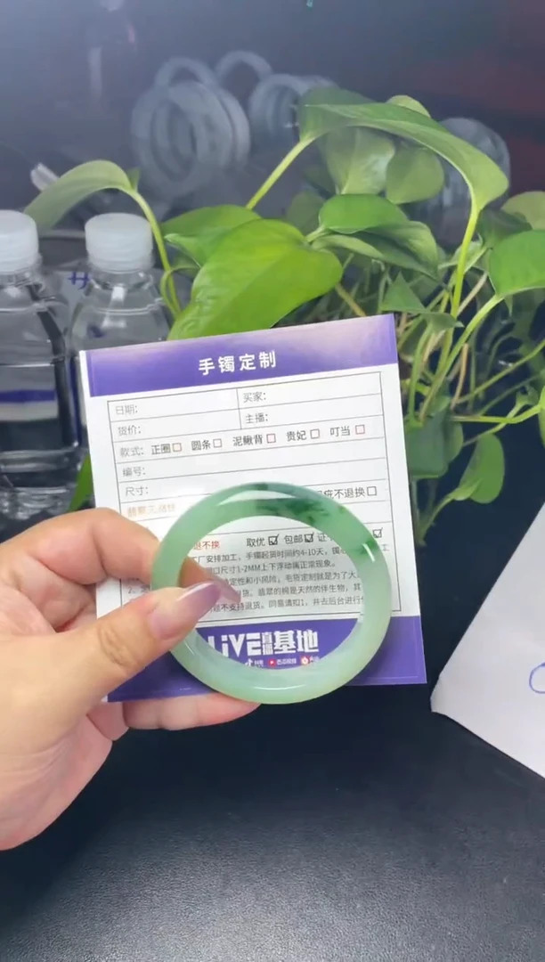 未镶嵌手镯定制翡翠飞**鱼定制翡翠DZS/ADL6