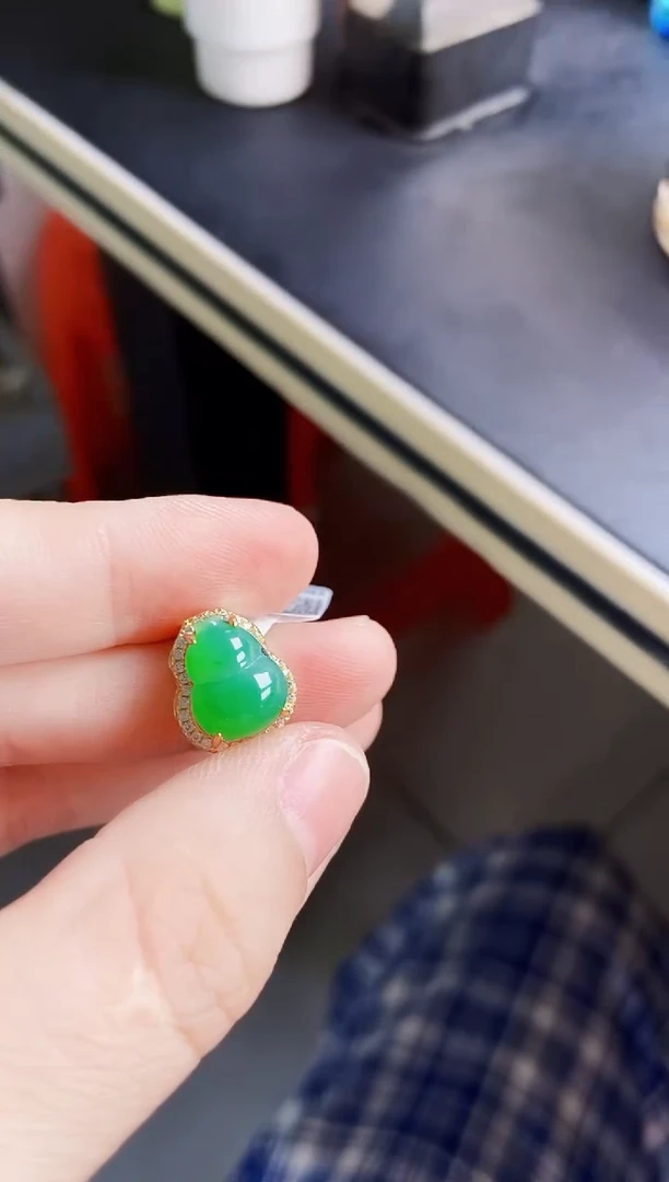 翡翠银S925镶嵌颈饰254