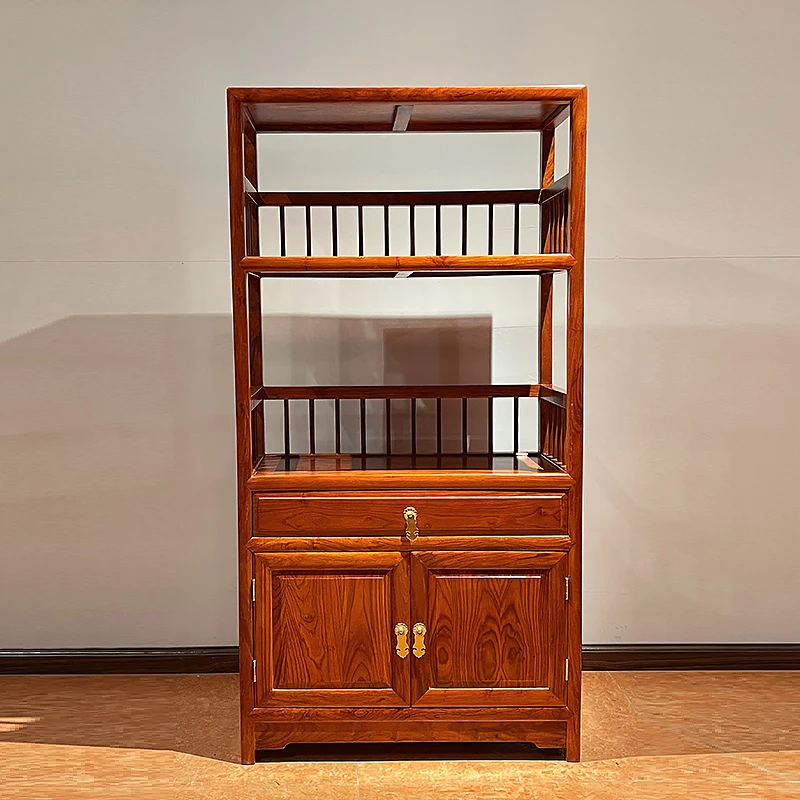 刺猬紫檀书架简约古典