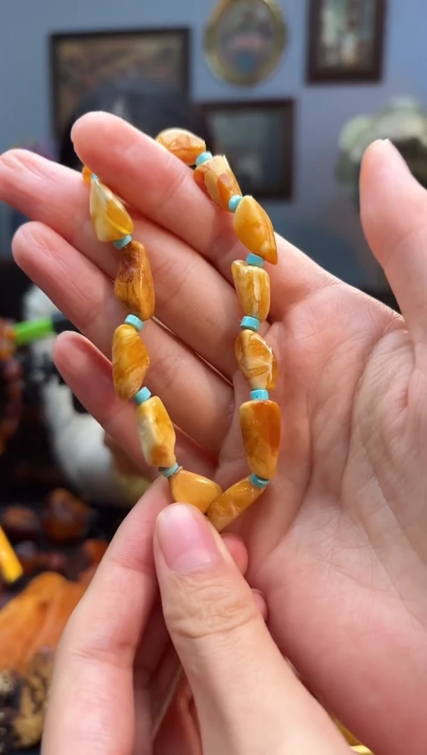 手串琥珀未镶嵌手串