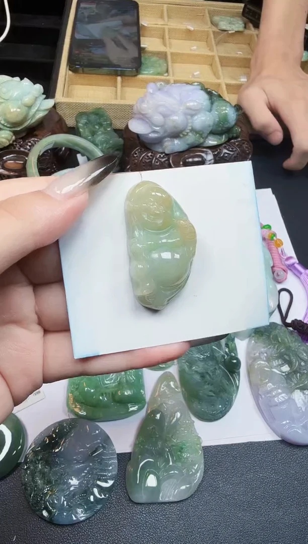 未镶嵌挂件翡翠天然缅甸A货翡翠