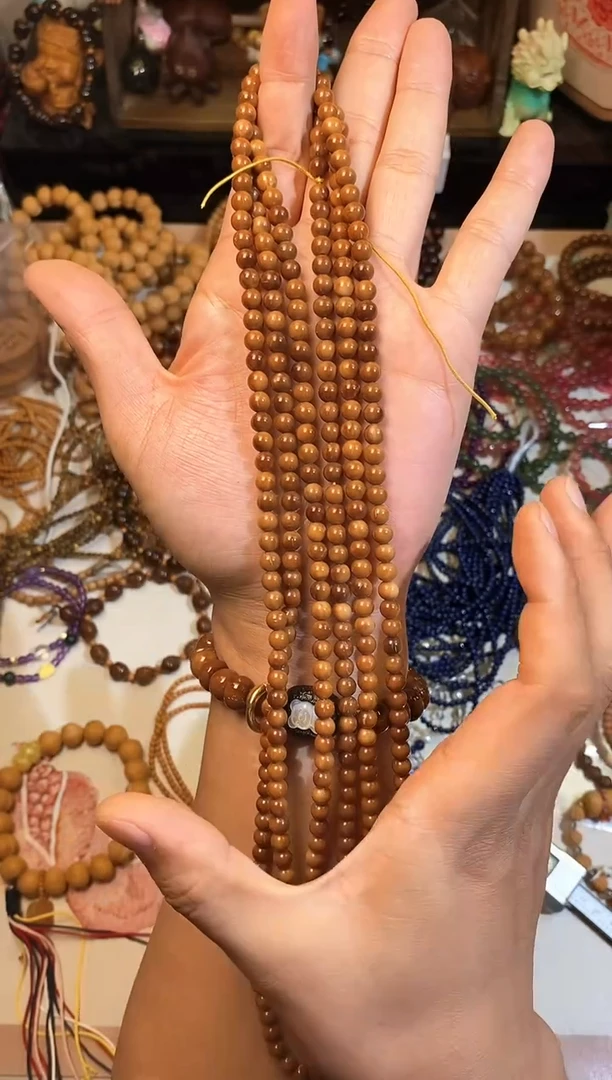 非洲檀香手串/手链卡6库克半成品108颗