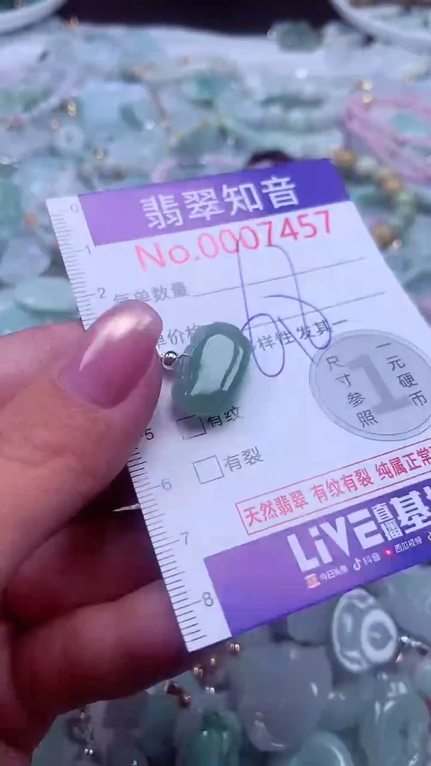 颈饰未镶嵌翡翠7457