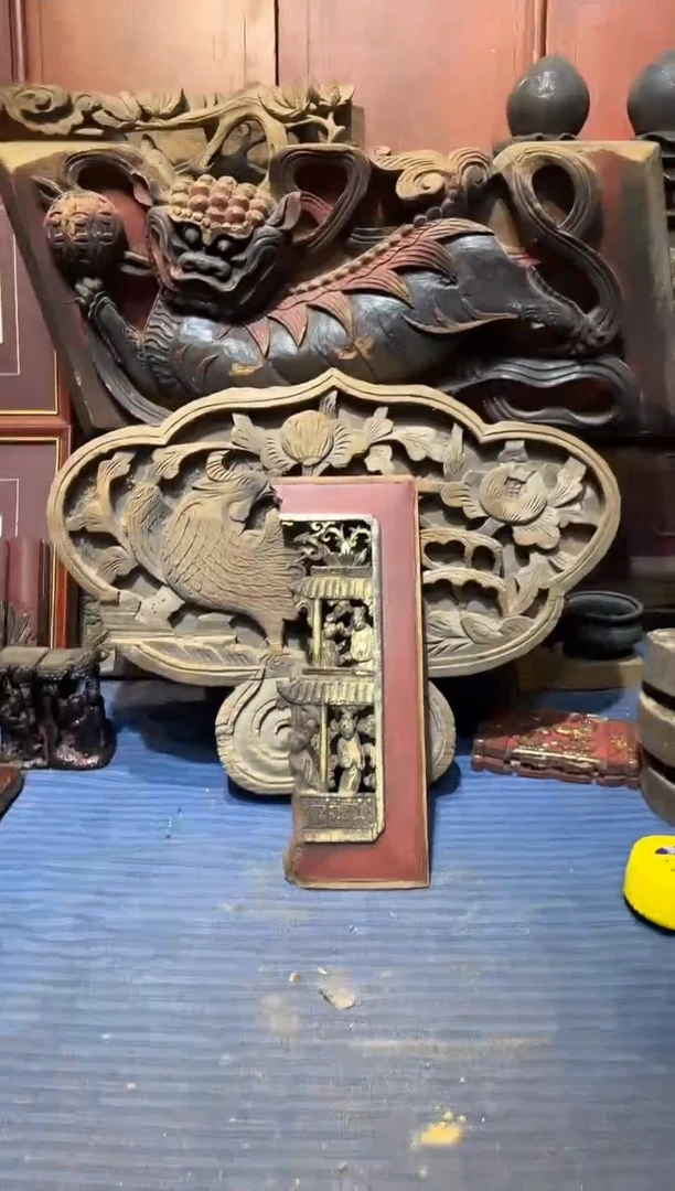 【闪购商品】香樟木老木雕老物件