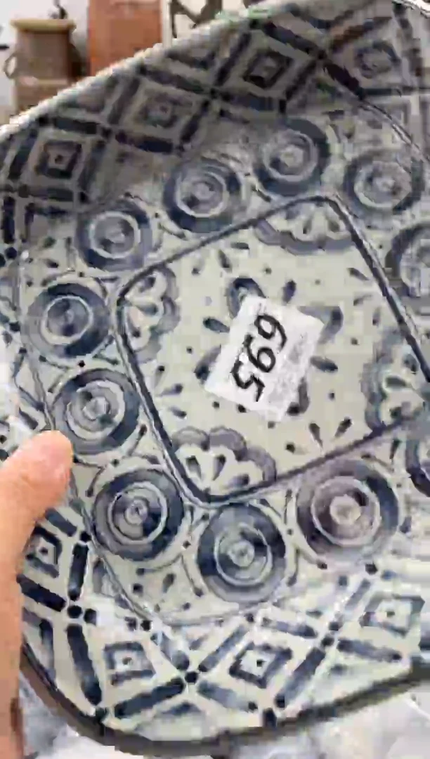 【闪购商品】瓷片695然曦海外工艺品18包邮