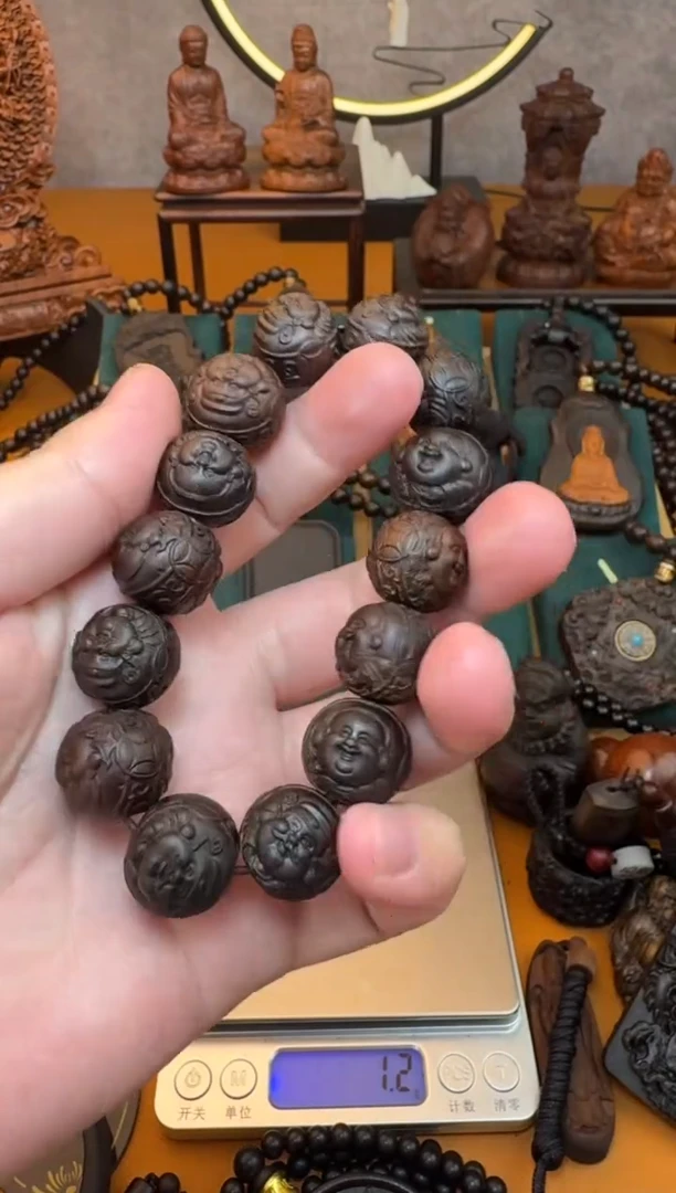 贡木手串/手链《巴布亚贡木》新品财弥单圈手串