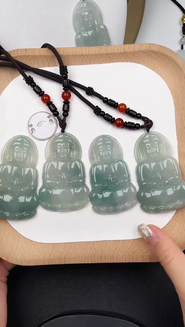 颈饰未镶嵌翡翠Y5C029大观音+送同款绳子多样性发其一