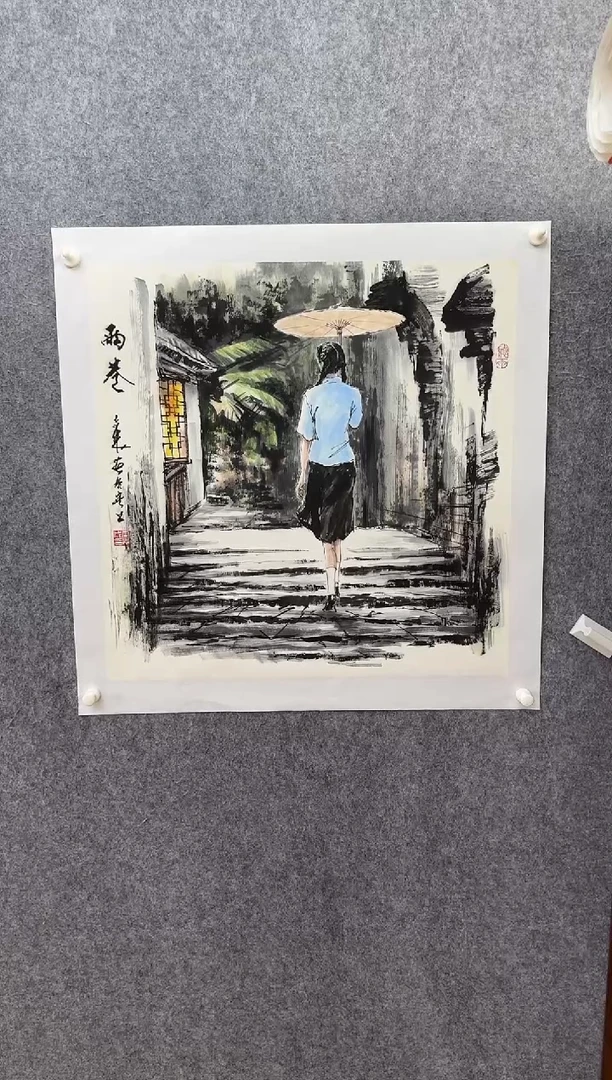 【闪购商品】国画ST-QZC人物绘画作品