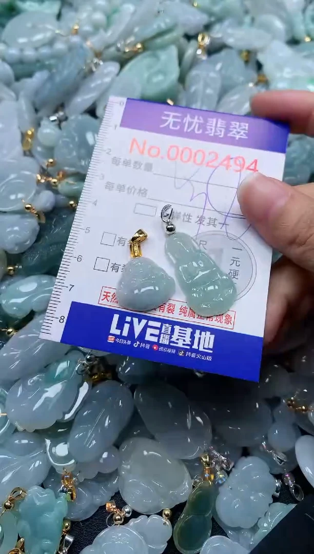 颈饰未镶嵌翡翠2494