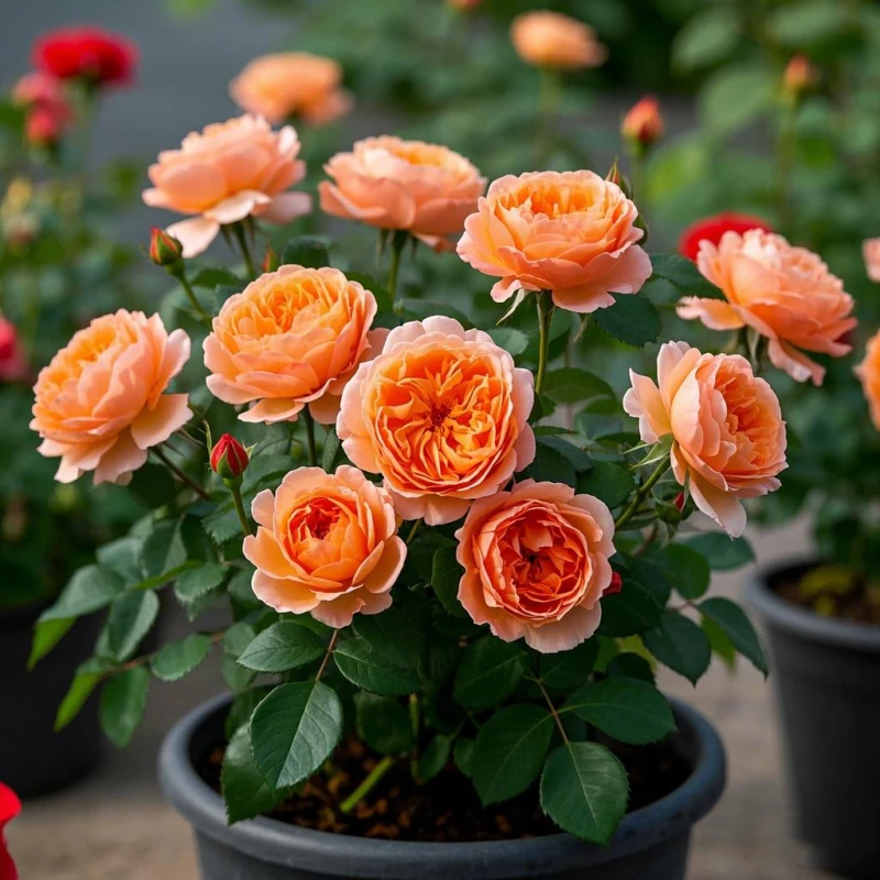 果汁花卉阳台月季花苗盆栽庭院绿植四季开花玫瑰大花浓香好养易活
