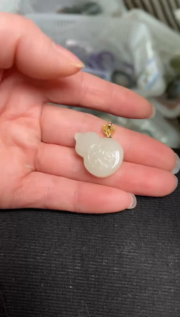 【闪购商品】和田玉吊坠(赠链)未镶嵌吊坠D-7