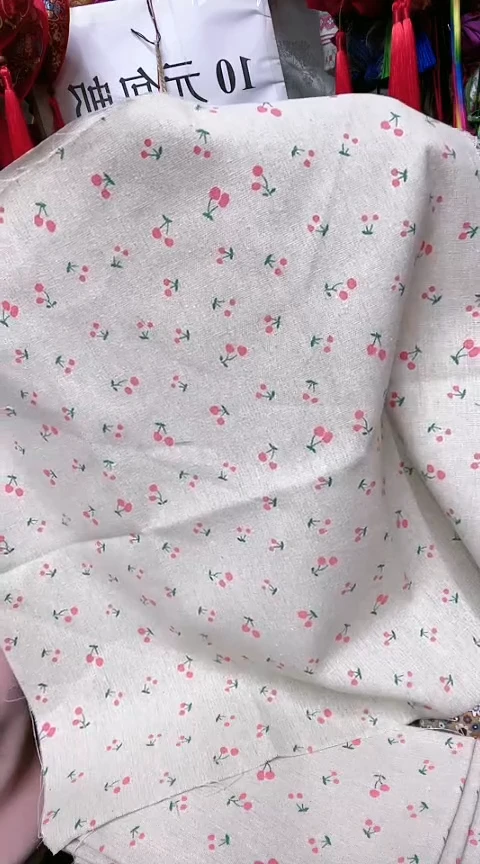 棉棉麻樱桃45*45