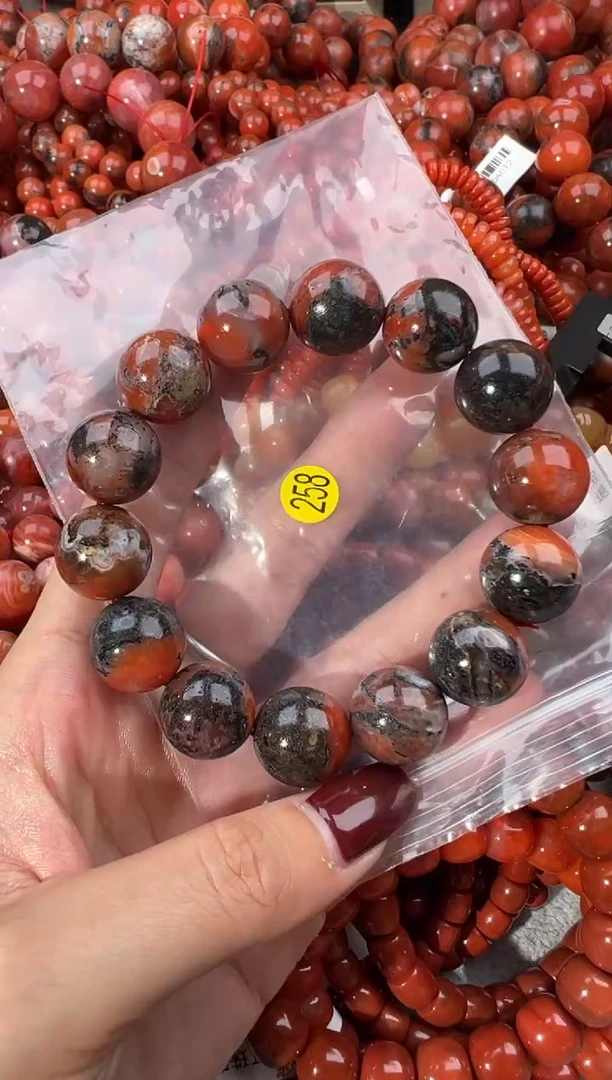 未镶嵌手串南红玛瑙15+