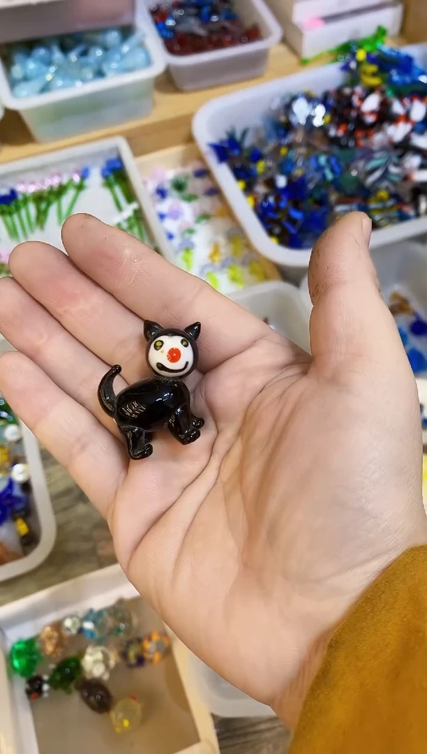 【闪购商品】琉璃手工艺品小猫