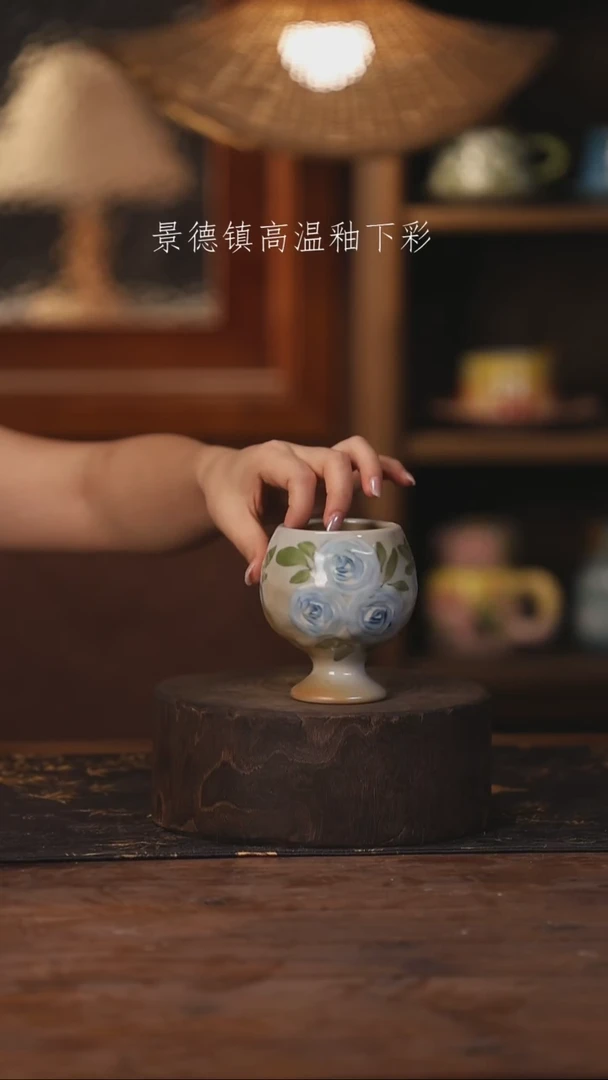 景德镇高温釉下手绘陶瓷180