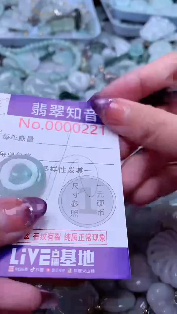 翡翠未镶嵌吊坠(不含链)221