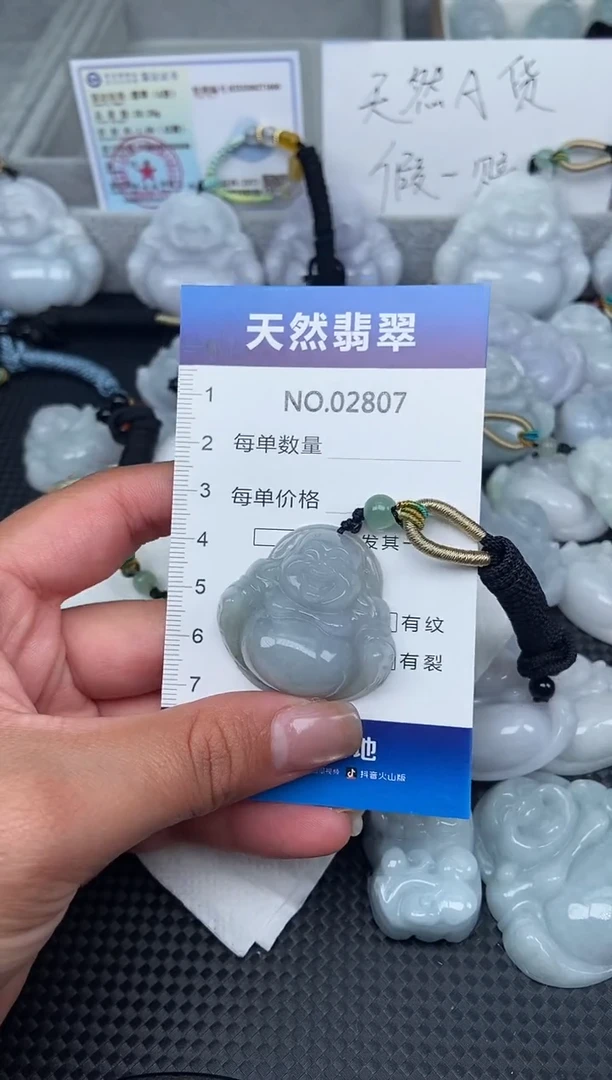 颈饰未镶嵌翡翠纯天然A货翡翠2807