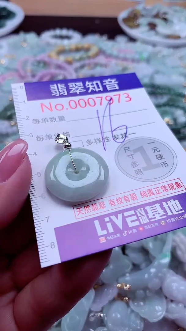 颈饰未镶嵌翡翠7973