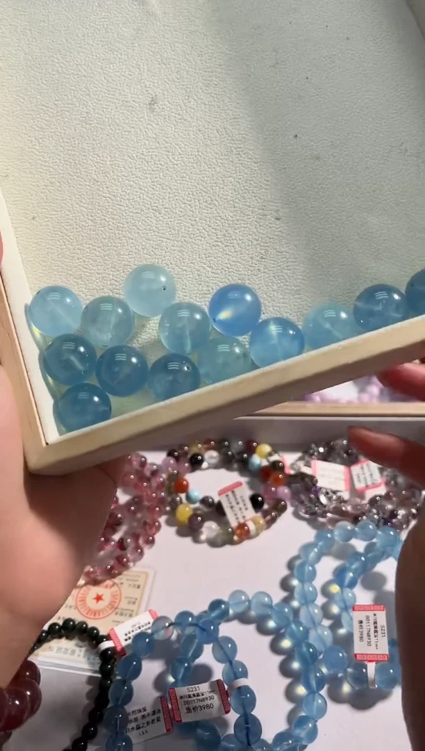 【闪购商品】海蓝宝石颈饰未镶嵌4多样性发其一17+