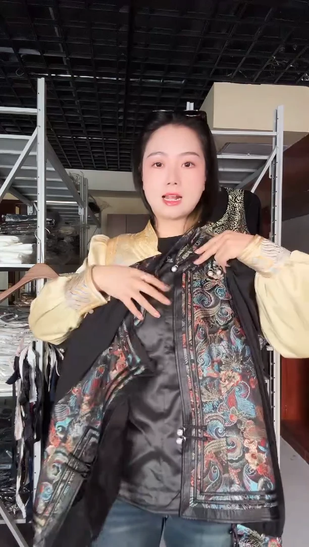 黑蝴蝶纱袖2xl