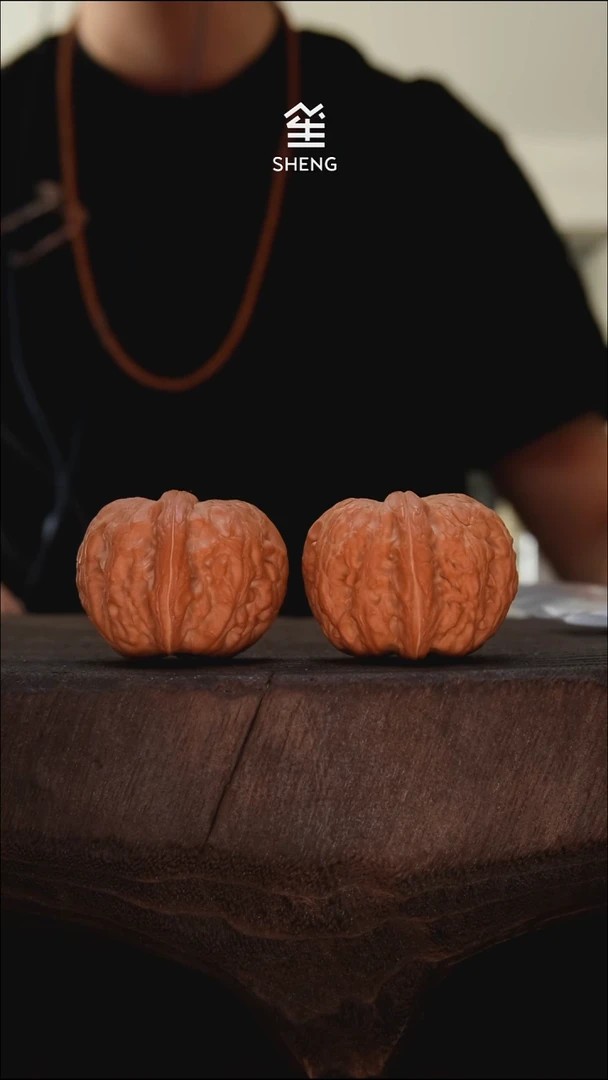 把件文玩核桃39平谷元宝096