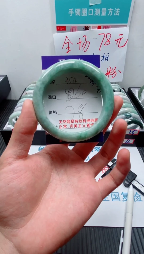 未镶嵌手镯翡翠354