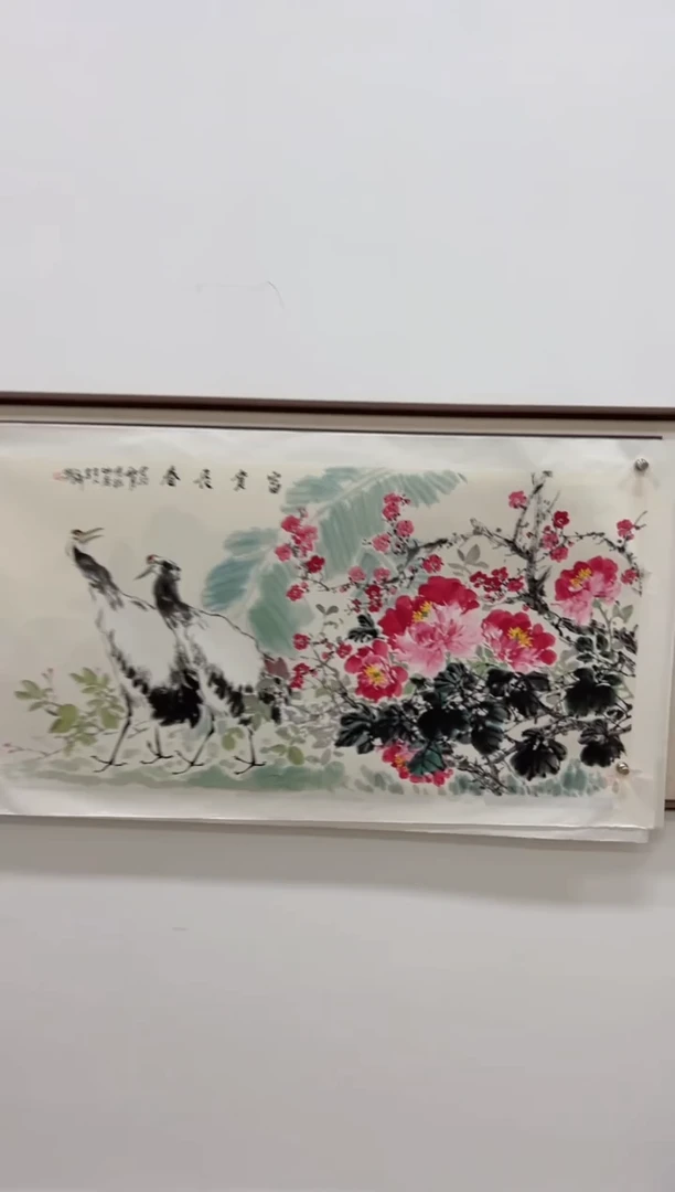 国画李文峰四尺整张写意花鸟