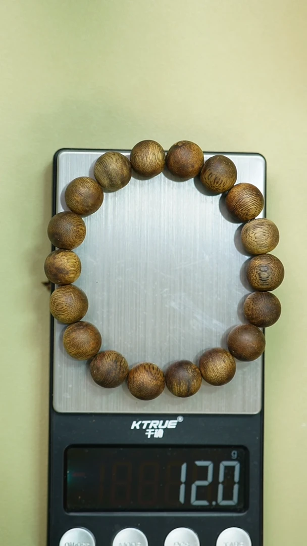 【闪购商品】沉香手串12mm圆珠单圈12g+