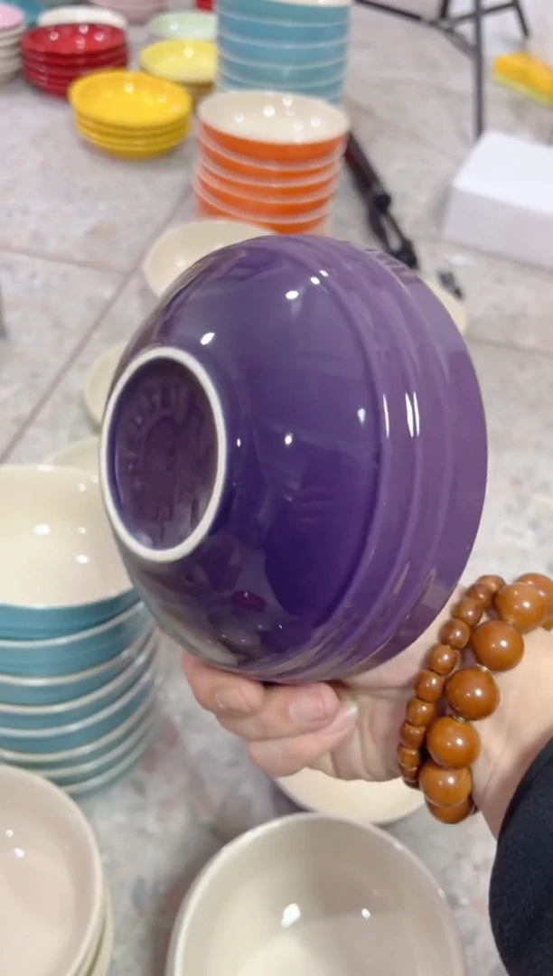 【闪购商品】碟微瑕---6英寸面-----葡萄紫