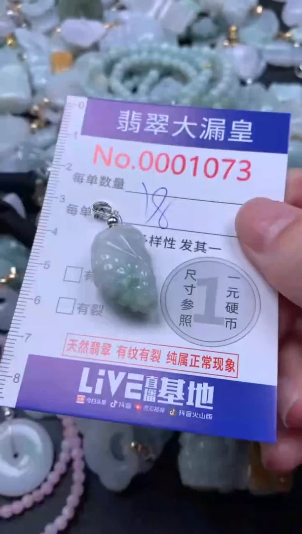 吊坠(不含链)未镶嵌翡翠1073