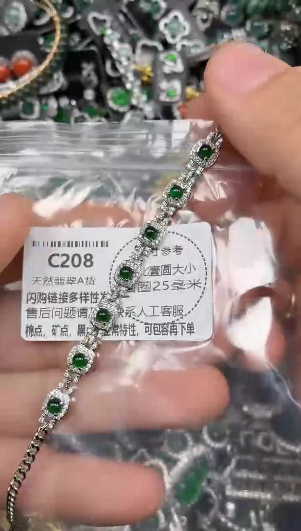 颈饰未镶嵌翡翠C208手链