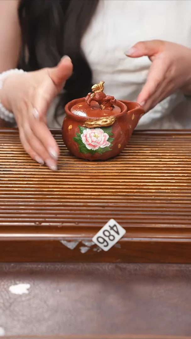 万古烧粗陶手工茶具