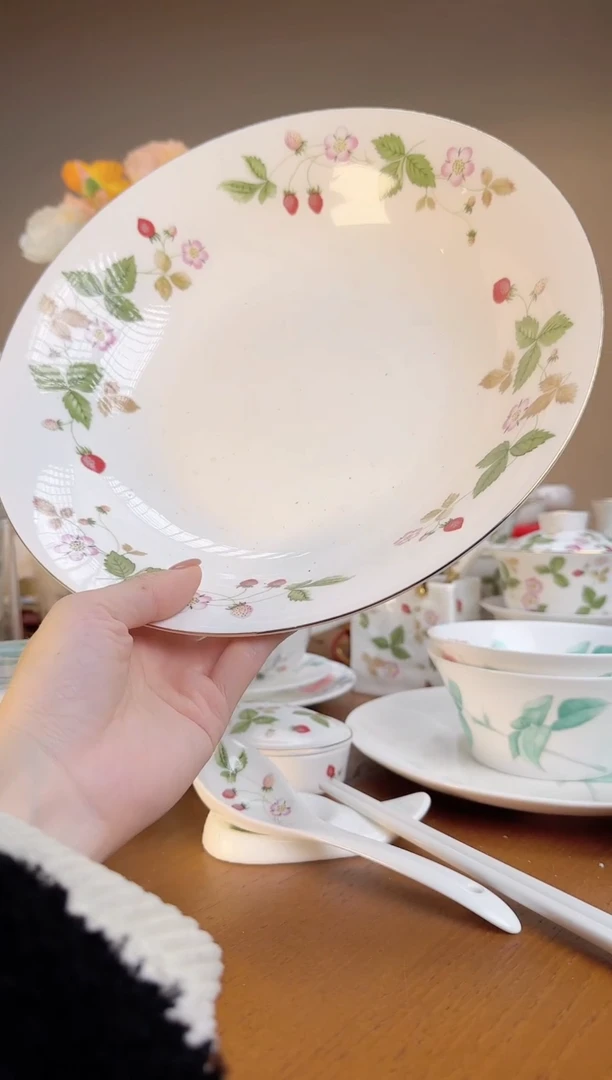 【闪购商品】高骨瓷10.5寸大深盘大深盘