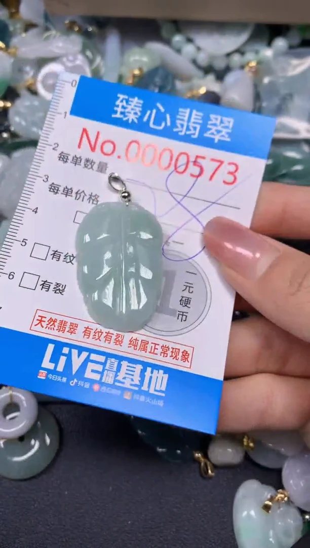 【闪购商品】翡翠颈饰未镶嵌含绳000573