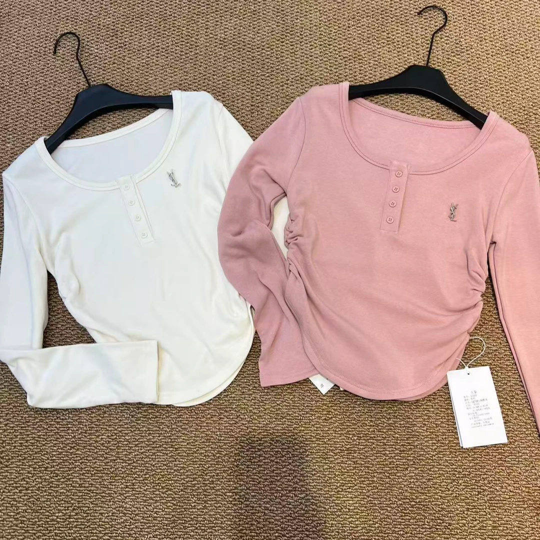 冬季新款加绒打底上衣3399