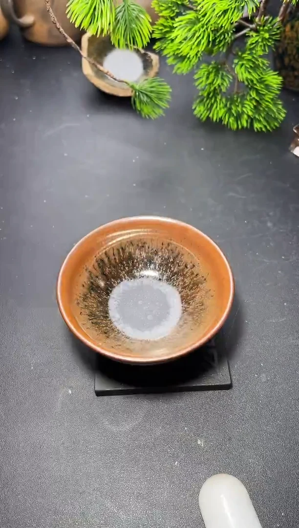 茶盏67 叶紫建盏