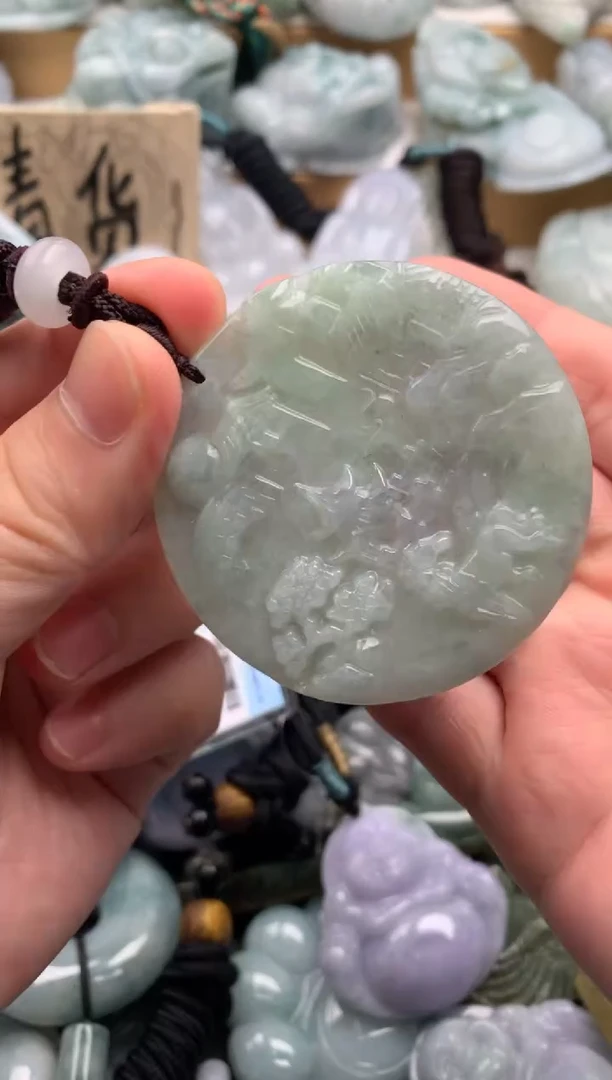 吊坠(不含链)未镶嵌翡翠1