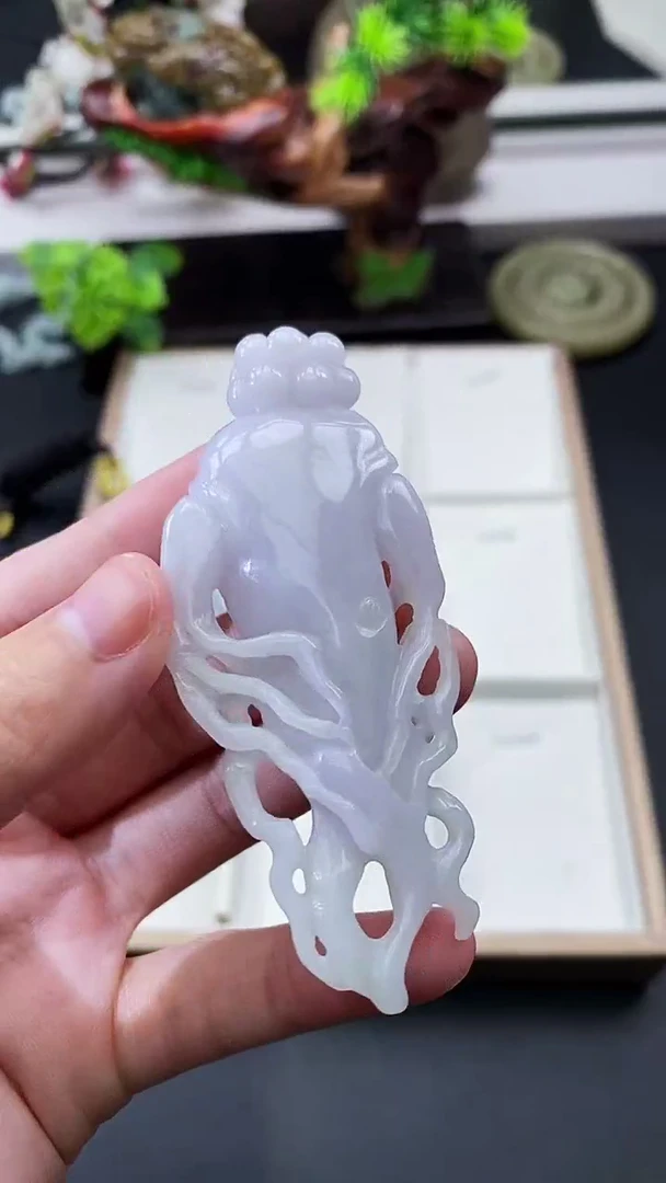 颈饰未镶嵌翡翠天然缅甸A货翡翠