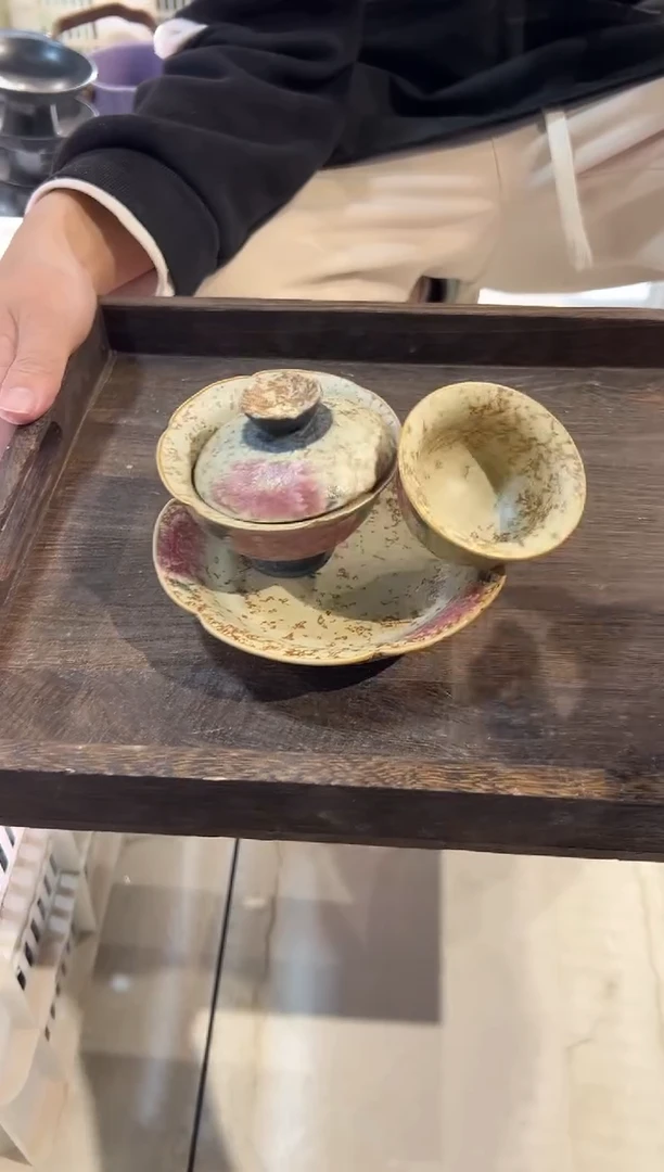 瓷片瓷青花火石红茶具正品