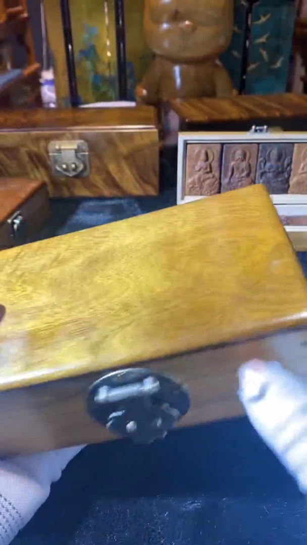 金丝楠147金丝楠木制品金砖盒