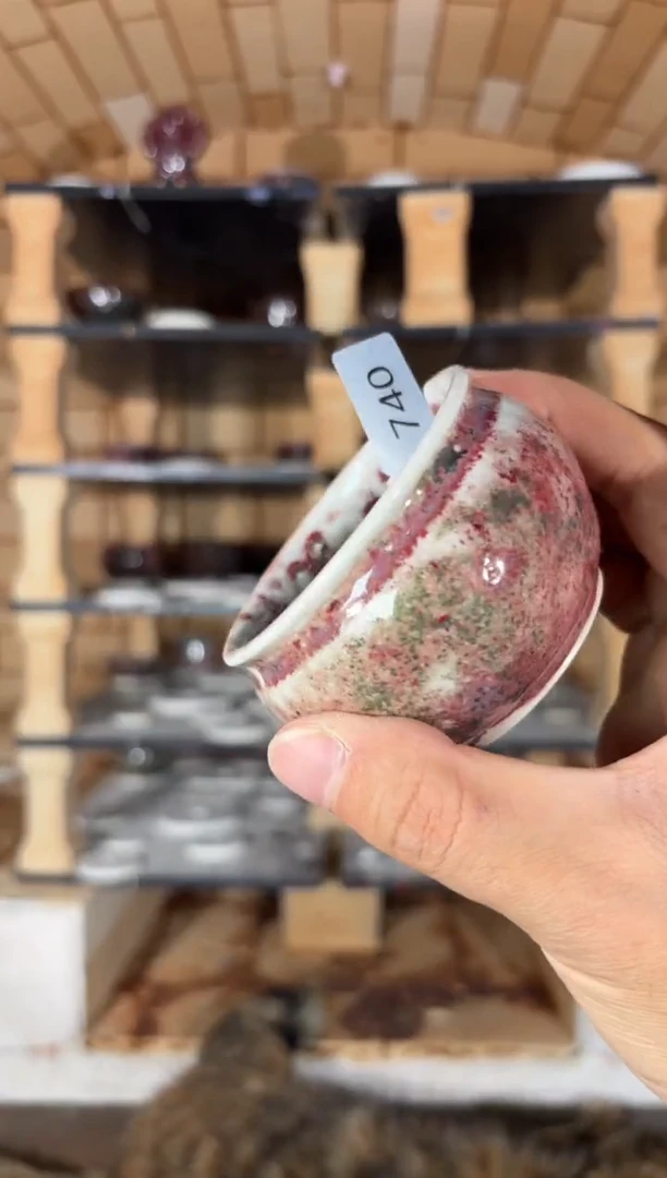 摆件精品窑变钧瓷茶器