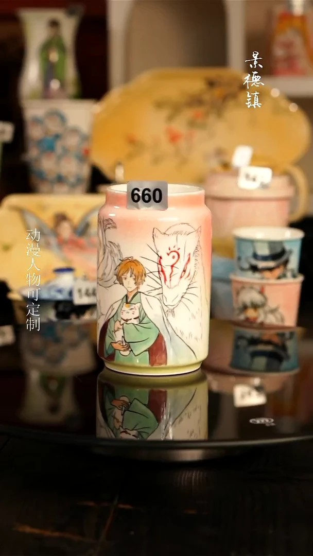 景德镇高温釉下彩手绘陶瓷