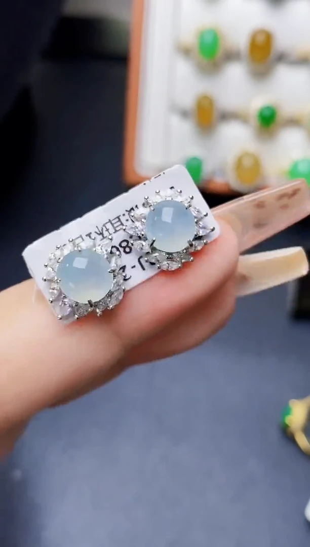 银S925镶嵌戒指翡翠1152