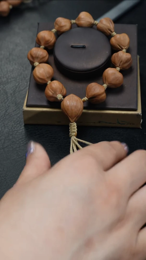 橄榄核手串/手链鱼子精品核雕