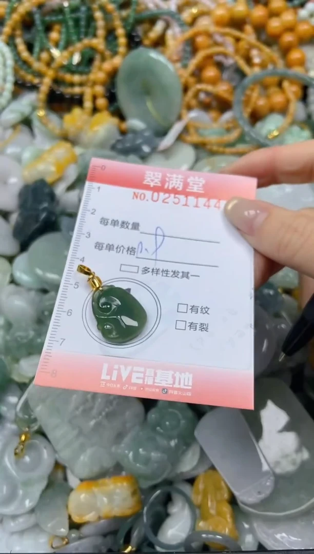 未镶嵌挂件翡翠闪购0251144